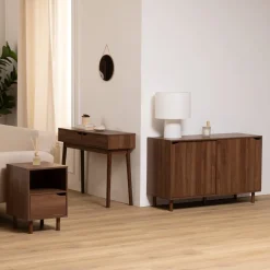 Aparador SLIDY marrón de mdf con 2 puertas