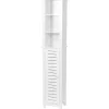 Armario alto de baño SANTORIN blanco de mdf