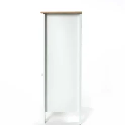 Armario bajo wc DENVER blanco y márron 83cm
