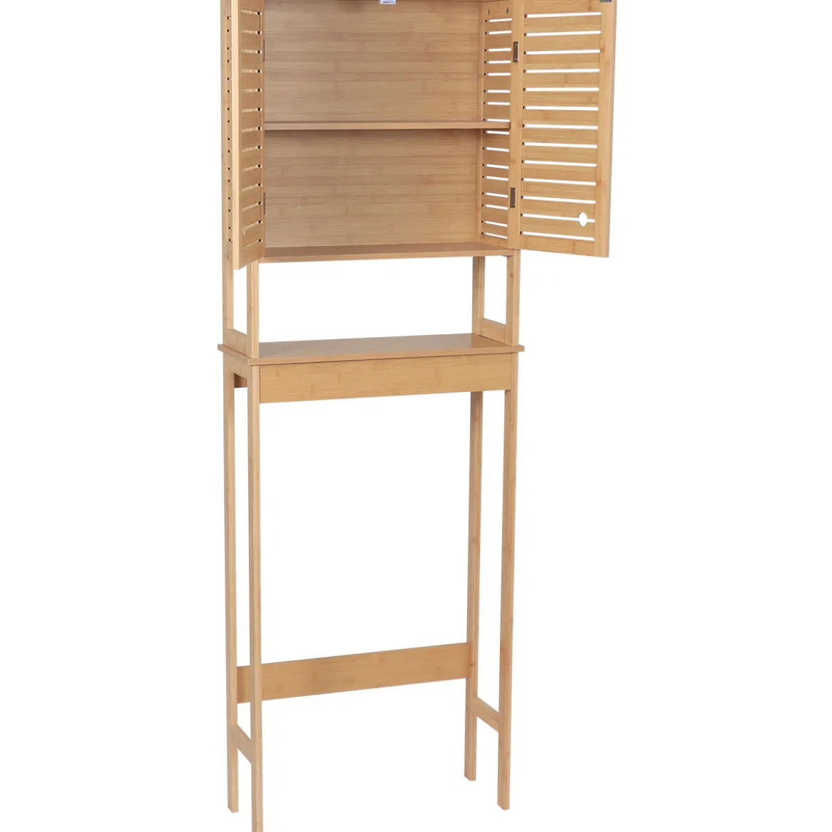 Armario para baño TRINIDAD de mdf y bambú