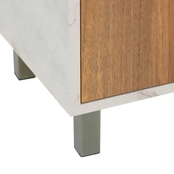 Armario para lavabo COME marrón
