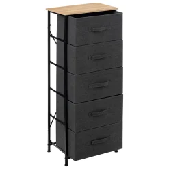 Armario TISSA alto gris oscuro 114cm