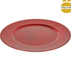 Bajoplato Rojo 33Cm