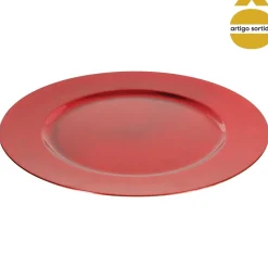 Bajoplato Rojo 33Cm