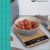 Balanza De Cocina Digital Bambú