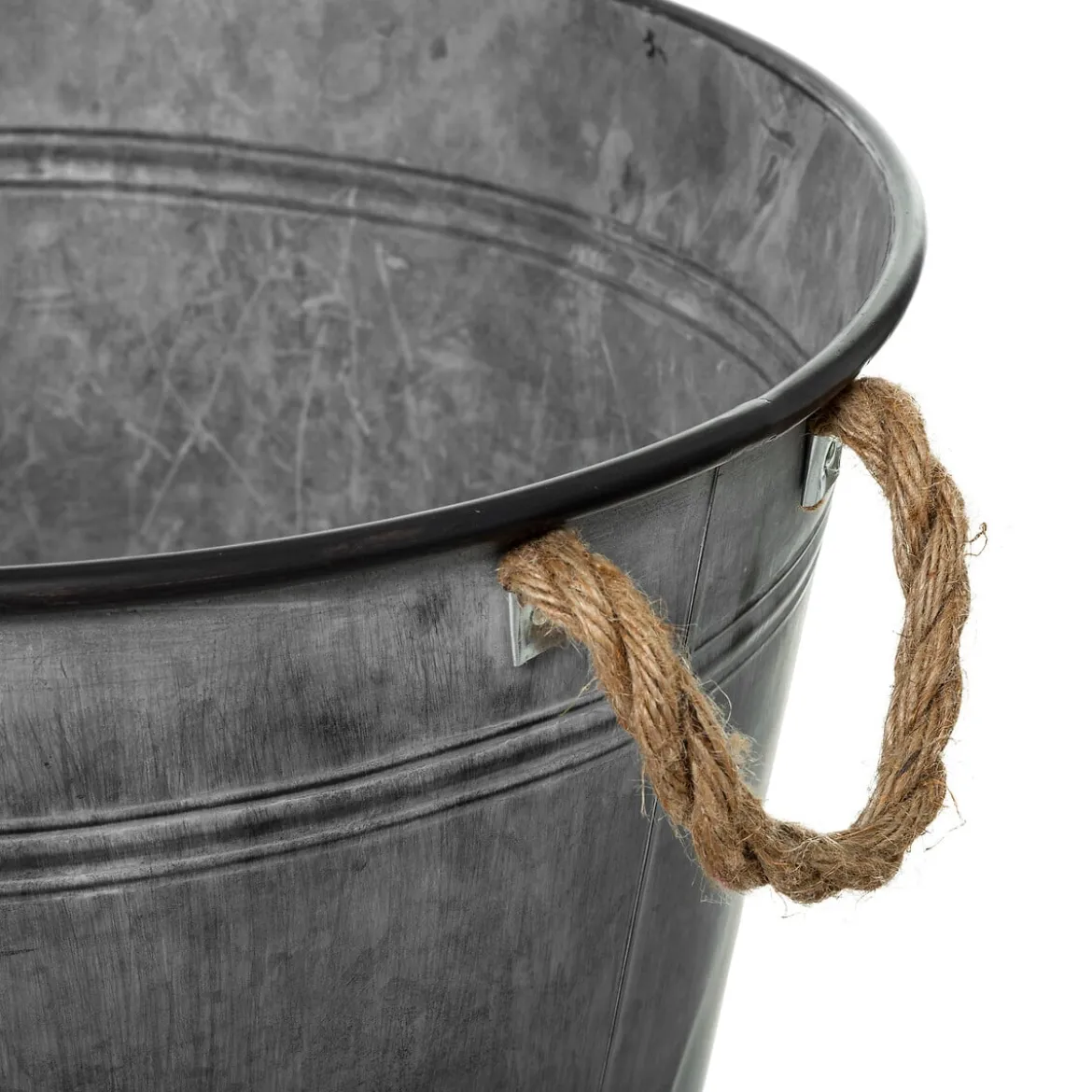 Balde Decorativo Home Edition Gris De Zinc 30.5cm
