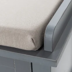 Banco Con Almacenaje Gris