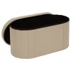 Banco doble con almacenaje FINK beige