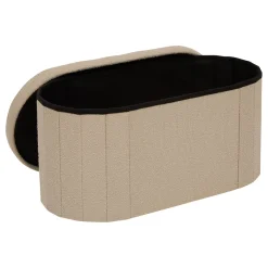 Banco doble con almacenaje FINK beige