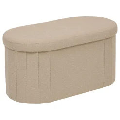 Banco doble con almacenaje FINK beige