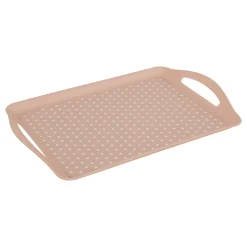 Bandeja antideslizante Poly rosa