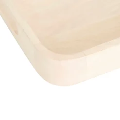 Bandeja beige de madera mango 34.5x34.5cm