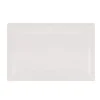 Bandeja blanca Elite de cerámica 30x20Cm