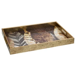 Bandeja CALVI rectangular marrón