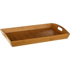 Bandeja De Bambú 44x29Cm