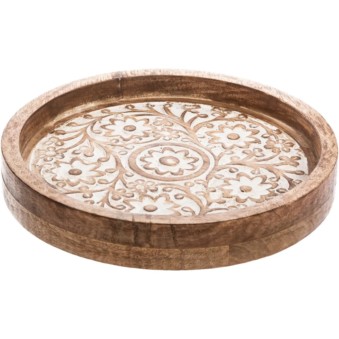 Bandeja De Madera Tamaño 1/2 22.5x4Cm