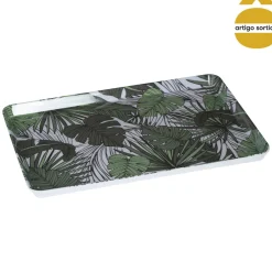 Bandeja Melamina Hojas 45x30Cm
