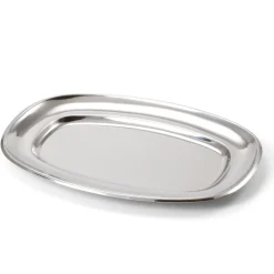 Bandeja Ovalada de Acero Inoxidable 35X26CM