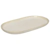 Bandeja ovalada TERRE INCONNUE beige 17.5x31cm