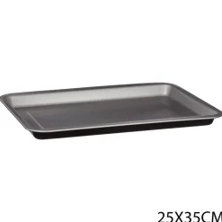 Bandeja Rect. Signature Negro 35x25Cm