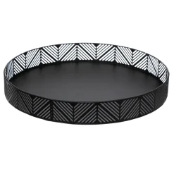Bandeja Redonda De Metal 30Cm