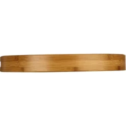 Bandeja redonda natural de bambú 40cm