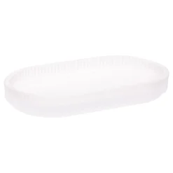 Bandeja wc SOLIS transparente de vidrio