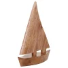 Barco decorativo OCEA de madera de mango