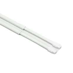 Barra Extensible 80-110Cm Ovalada Blanca