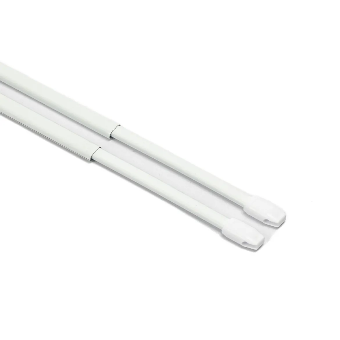 Barra Extensible 80-110Cm Ovalada Blanca