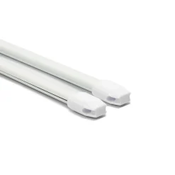 Barra Extensible Ovalada 60-80Cm Blanca
