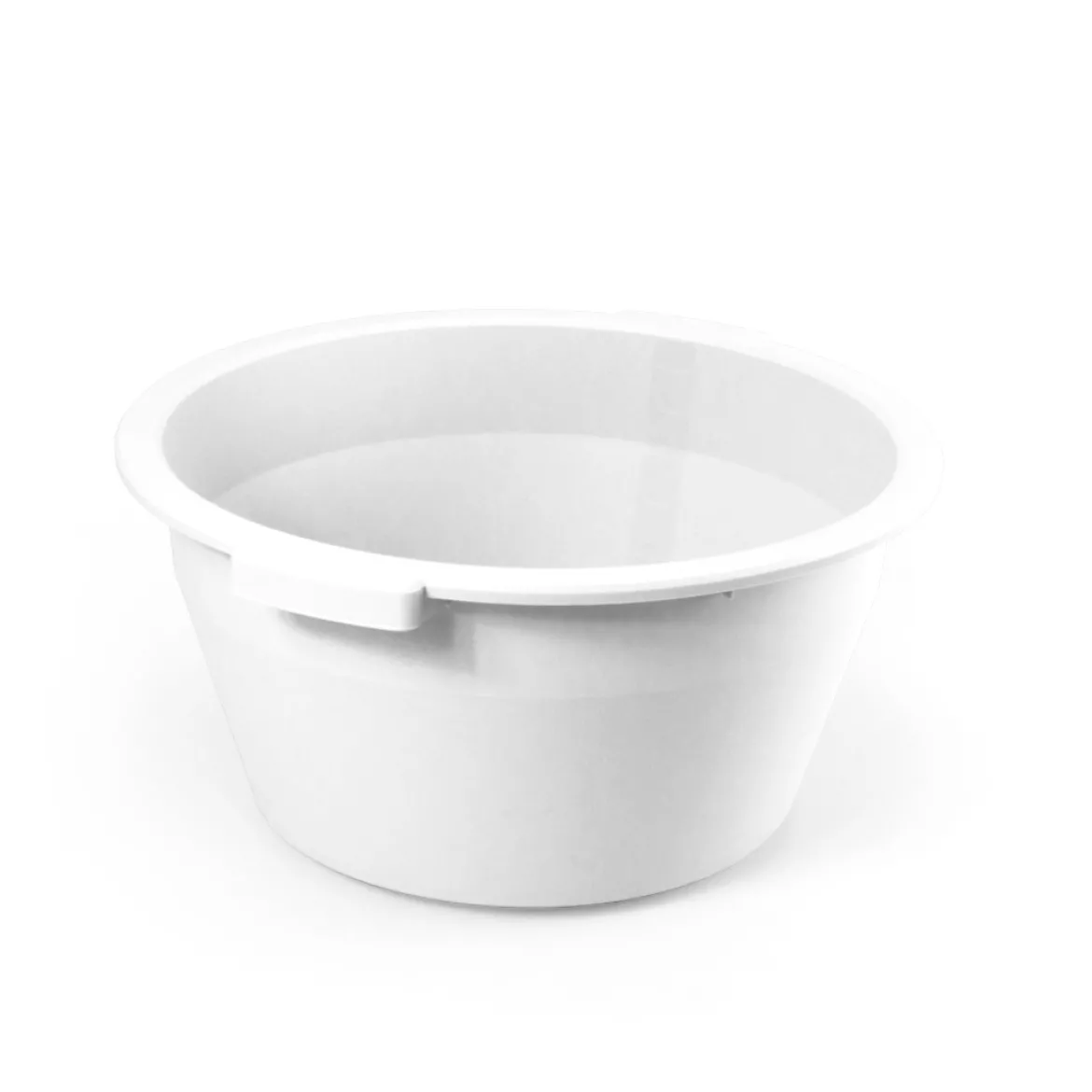 Barreño Redondo Blanco 15L Beclassic