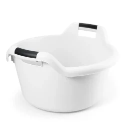 Barreño Redondo Blanco 30L Beclassic