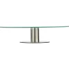 Base Giratoria De Vidrio C/Pie 30Cm