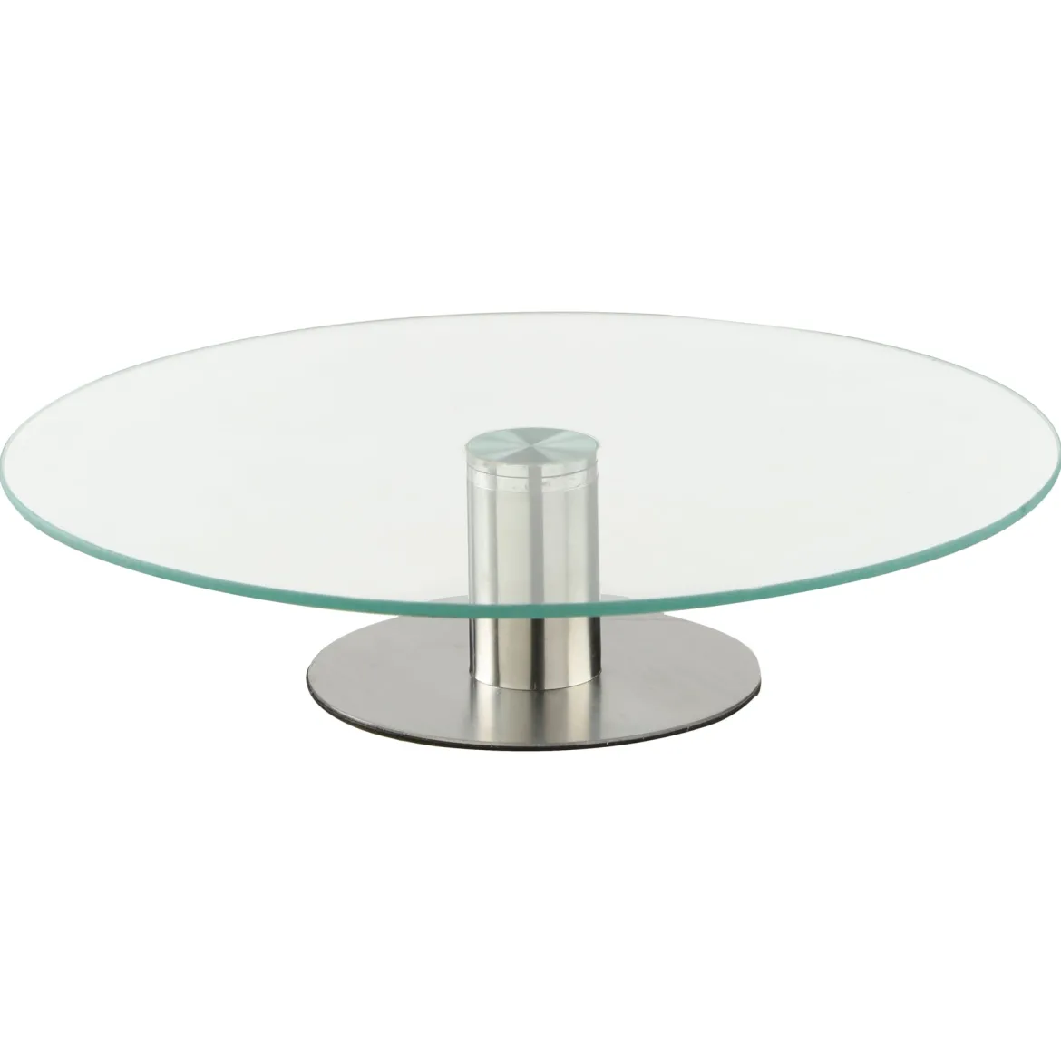 Base Giratoria De Vidrio C/Pie 30Cm