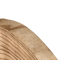 Base Redonda De Madera Quemada 36cm
