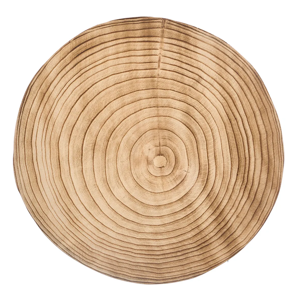 Base Redonda De Madera Quemada 36cm
