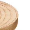 Base Redonda De Madera Quemada 28.5cm