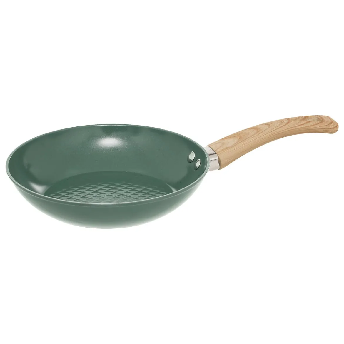 Batería de cocina de 4 piezas verde de aluminio