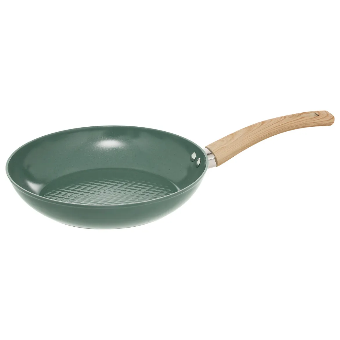 Batería de cocina de 4 piezas verde de aluminio