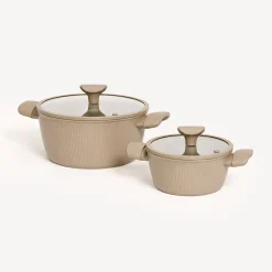 Batería de cocina 5 piezas ESSENCE taupe