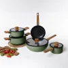 Batería de cocina 5 piezas WILD verde
