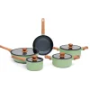Batería de cocina WILD verde 5 Pzas