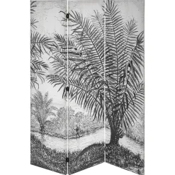 Biombo Decorativo Negro Y Blanco