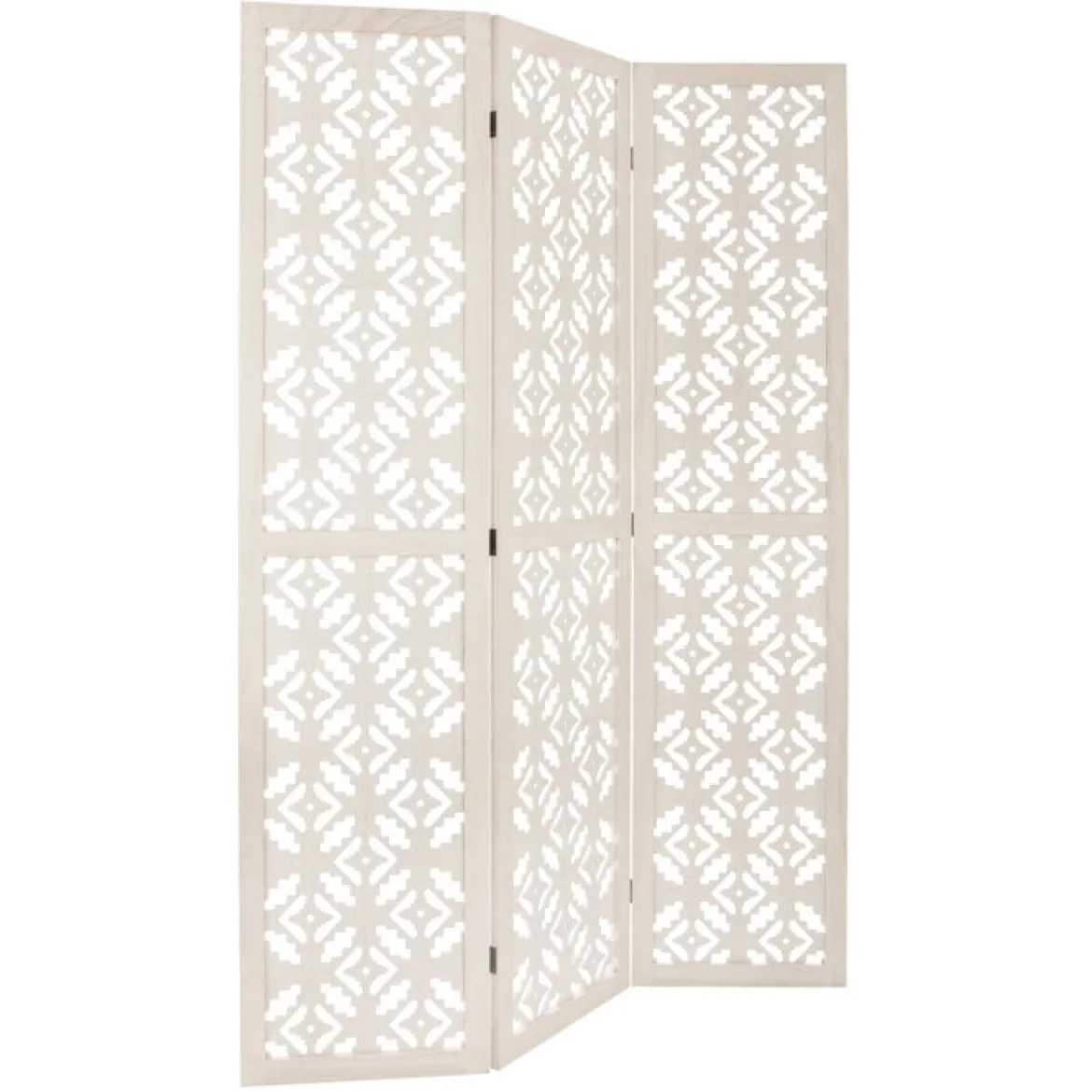 Biombo De Madera Blanco 120x170Cm