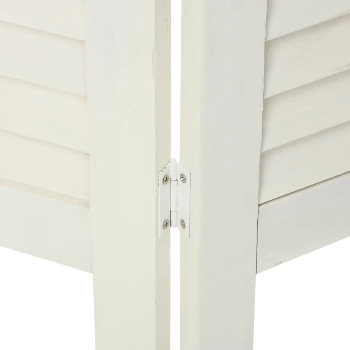 Biombo Madera Blanco 170x40Cm