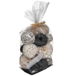Bolas Decorativas Grises 16.5x10.5x23Cm