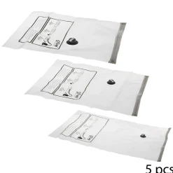 5 Bolsas Almacenaje Al Vacío 2S+2M+1L