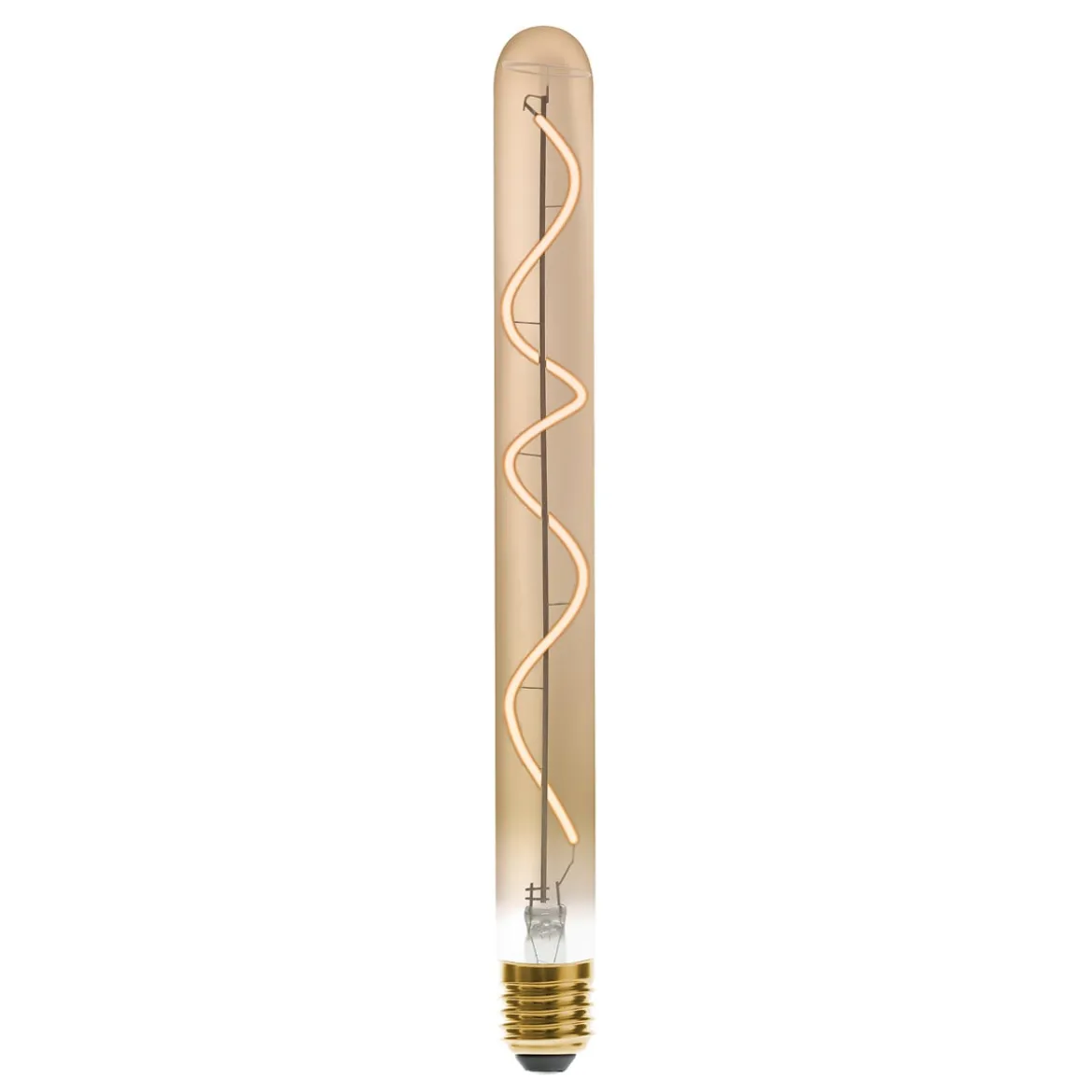 Bombilla Tubo Vintage Ámbar T9-30 4W E27