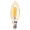Bombilla Vintage Led Ámbar C35 2W E14